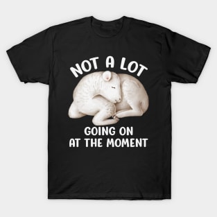 Not A Lot Going On At The Moment - Sleeping Lamb T-Shirt